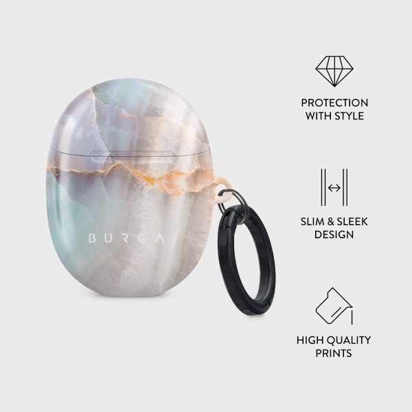 Pastel Hues - Colorful Marble Google Pixel Buds Pro Case Online now - Image 4