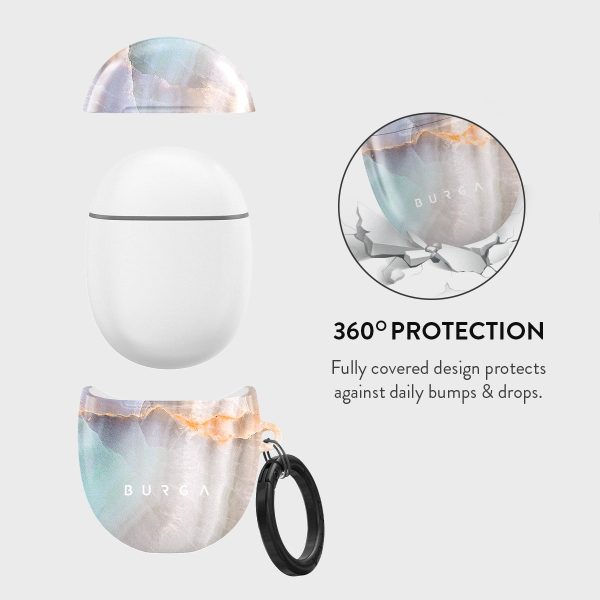 Pastel Hues - Colorful Marble Google Pixel Buds Pro Case Online now - Image 2