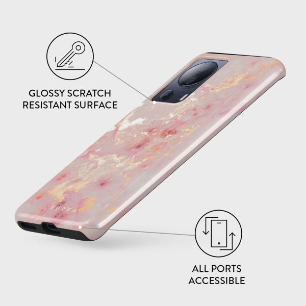 Golden Coral - Pink Xiaomi 13 Lite Case Online Hot Sale - Image 3