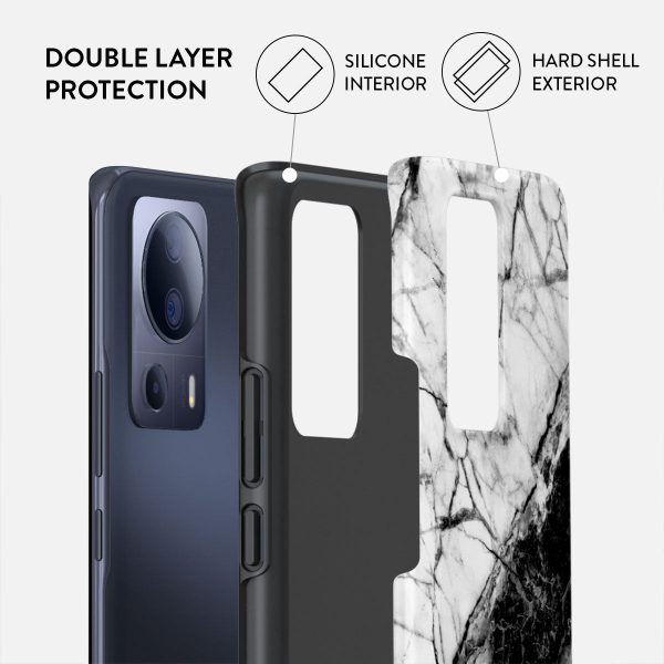 Fatal Contradiction - Black & White Marble Xiaomi 13 Lite Case Discount - Image 2